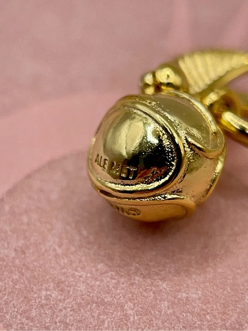 Pandora Harry Potter Golden Snitch Gold Plated Charm